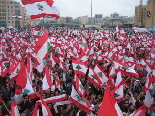 Beirut demonstration against Syrian occupation